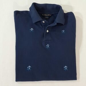 Brooks Brothers Golden Fleece Logo Print Polo Shirt